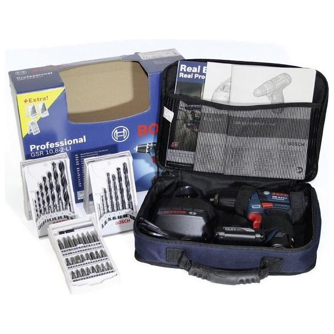 Bosch GSR 10.8-2-LI 950 g Nero, Blu