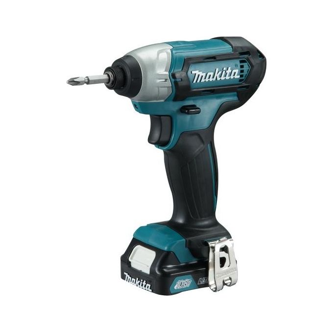 Makita TD110DSMJ avvitatore a batteria 1/4 2600 Giri/min 110 Nm Nero, Turchese 10,8 V