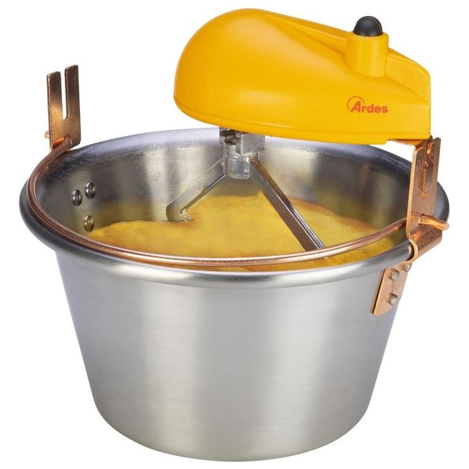 Image of Ardes AR2481 sbattitore con base 15 W Rame, Stainless steel, Giallo
