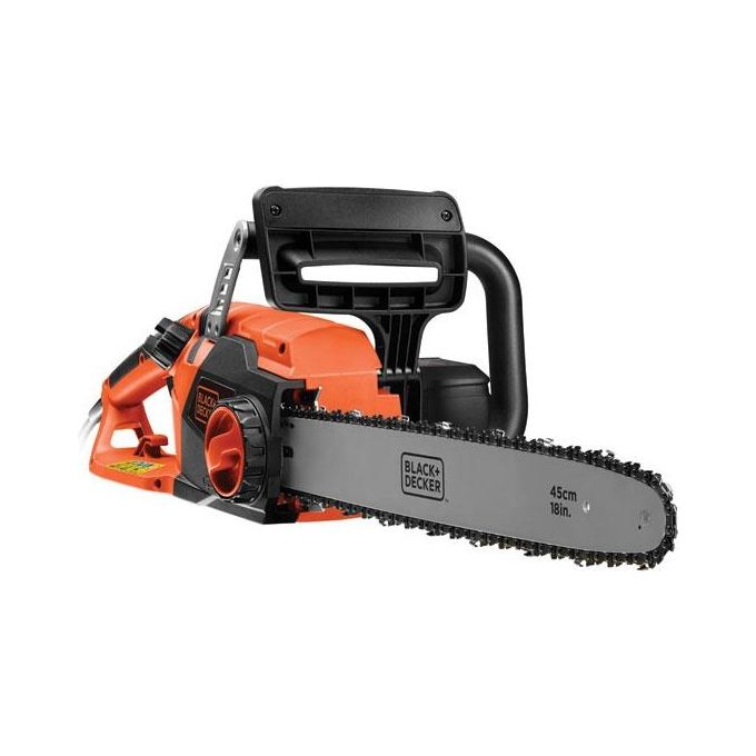 Black & Decker CS2245 motosega 2200 W Nero, Grigio, Arancione