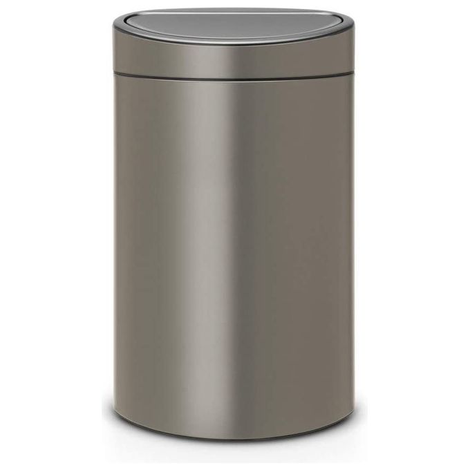 Brabantia afvalemmer Touch Bin New, recycle, 23+10 L platinum