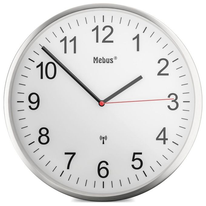 Mebus 19411 wall/table clock Parete Mechanical clock Rotondo Bianco