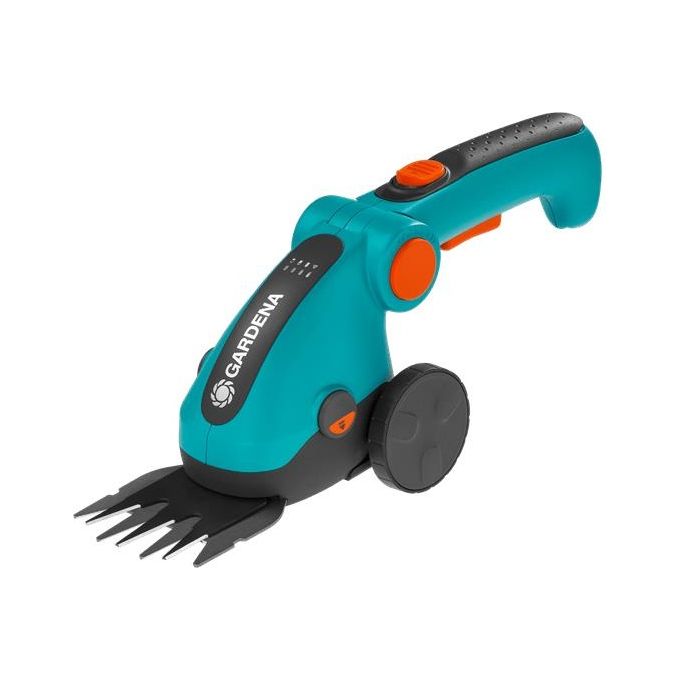 Gardena 09887-20 cesoia per erba cordless 8 cm 3,6 V Ioni di Litio Nero, Verde