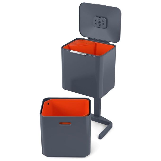 Joseph Joseph Totem Max 60 L 2 cestello/i Grafite, Arancione