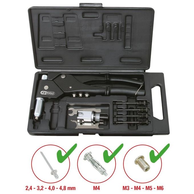 KS Tools 150.9610 rivettatrice