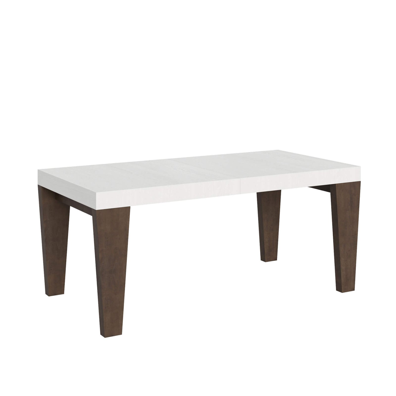 Tavolo da pranzo Allungabile - SPIMBO MIX Dimensioni: 90x180/440, Colore: Bianco Frassino-Noce