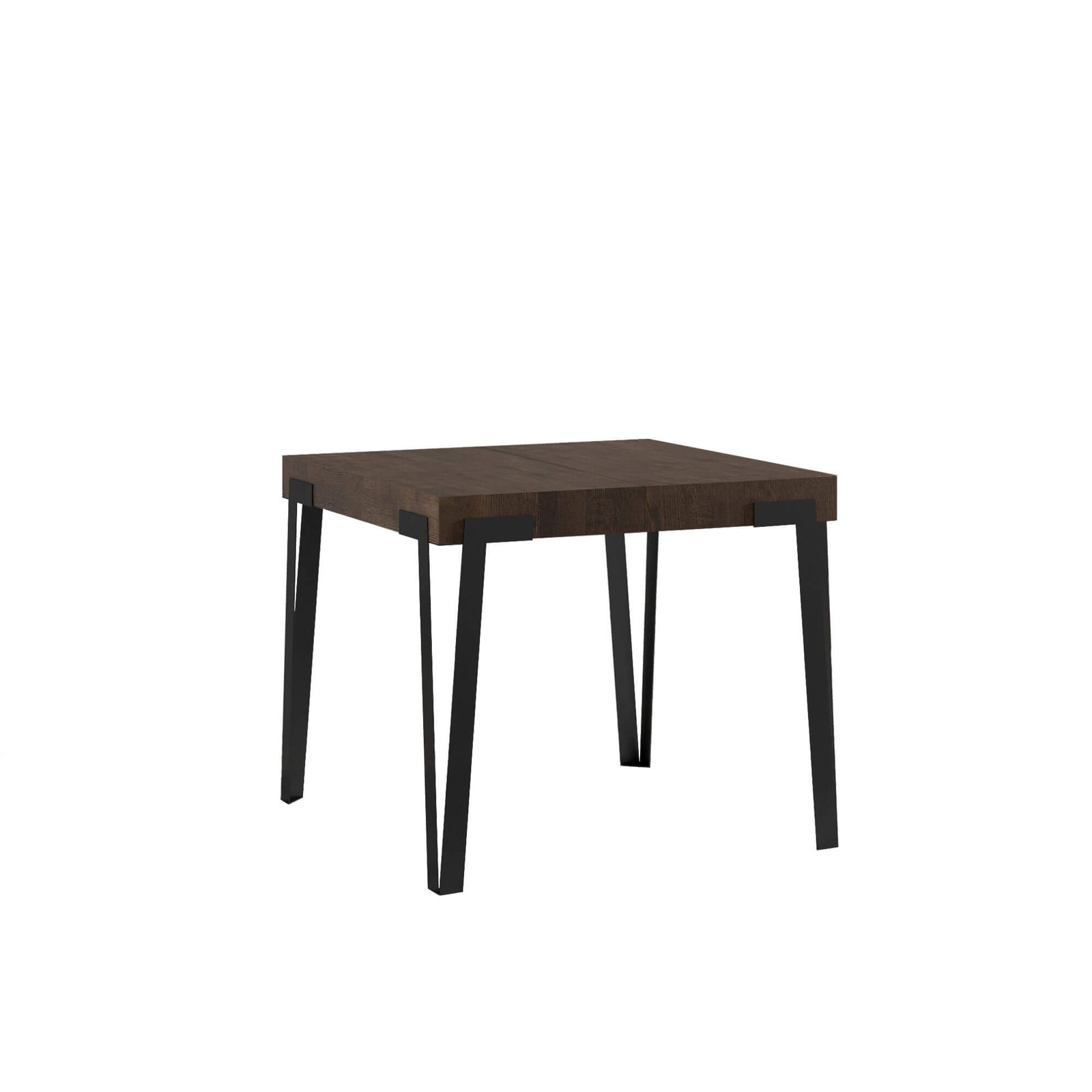 Tavolo da pranzo Allungabile - RIO Telaio: Antracite, Dimensioni: 90x90/246, Colore: Noce