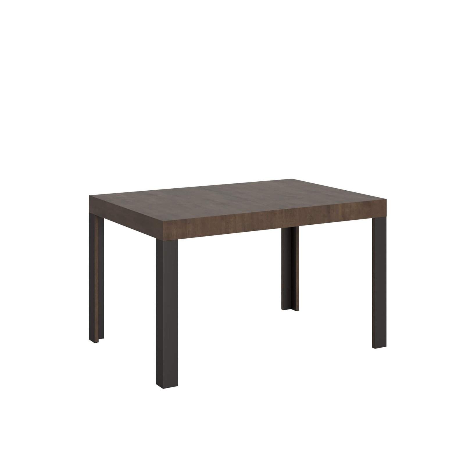 Tavolo da pranzo Allungabile - LINEA Colore: Noce, Bordo: In tinta, Dimensioni: 90x130/234