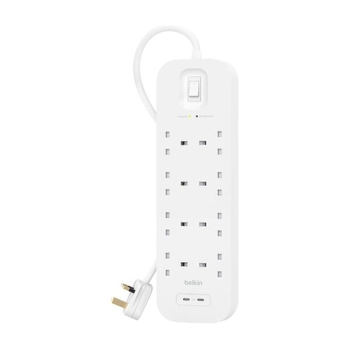 Belkin Connect Bianco 8 presa(e) AC 2 m