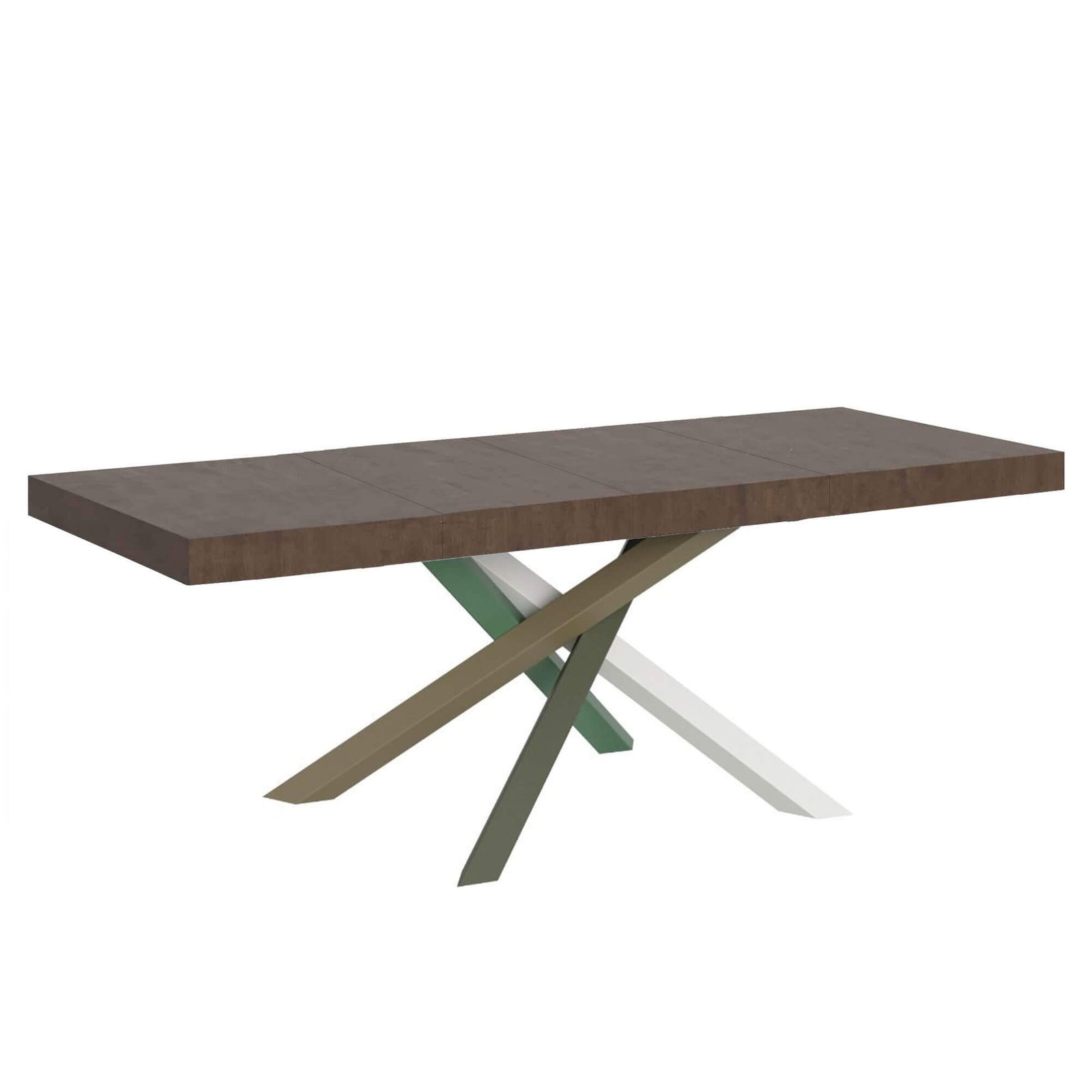 Tavolo da pranzo Allungabile - VOLANTIS PREMIUM Dimensioni: 160x90/264, Telaio: 4/A, Colore: Noce