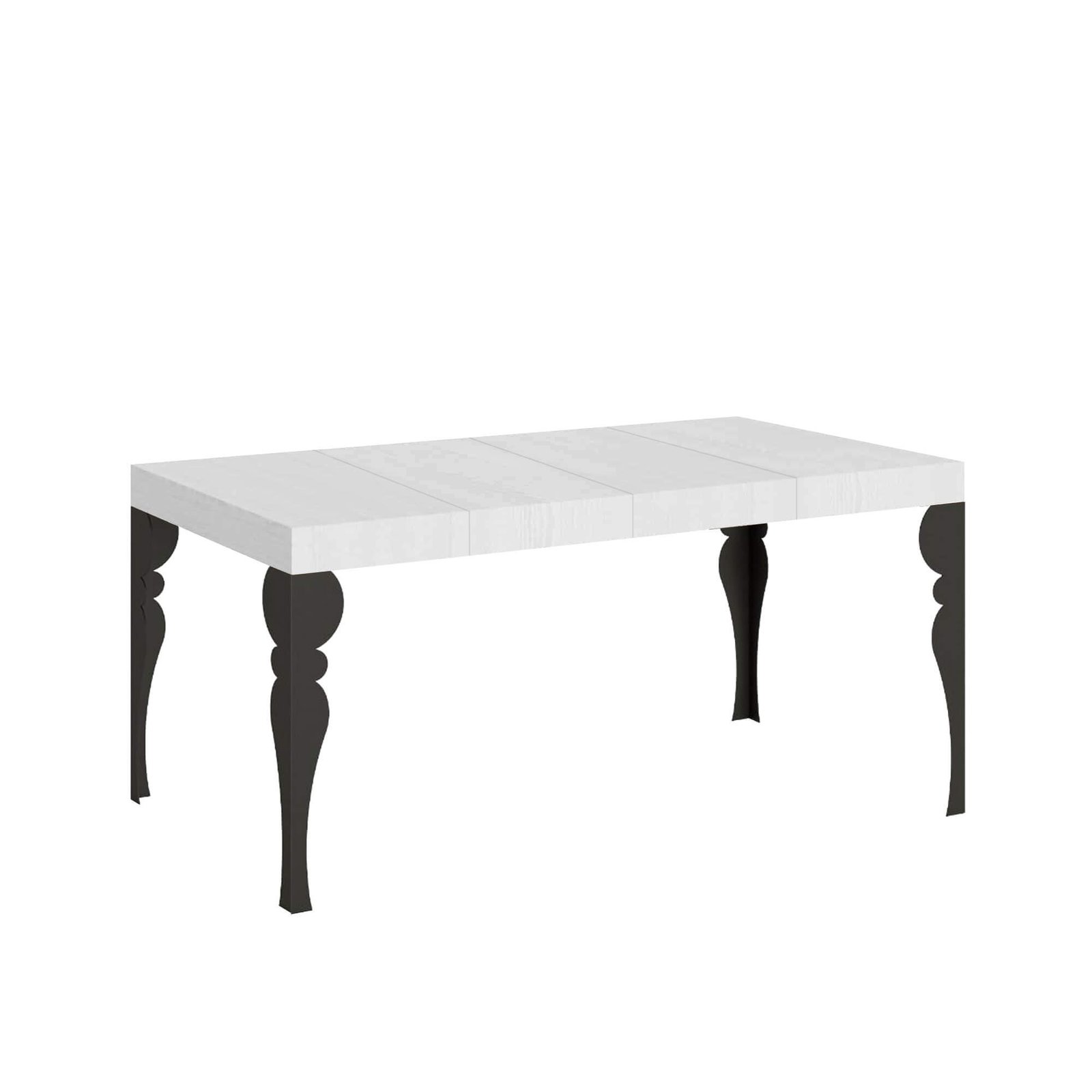Consolle allungabile - PAXON PREMIUM Colore: Bianco Frassino, Dimensioni: 140x90/244