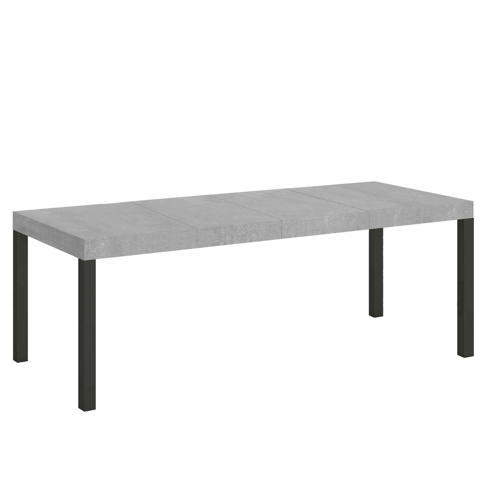Tavolo da pranzo Allungabile - EVERYDAY PREMIUM Dimensioni: 160x90/264, Colore: Cemento