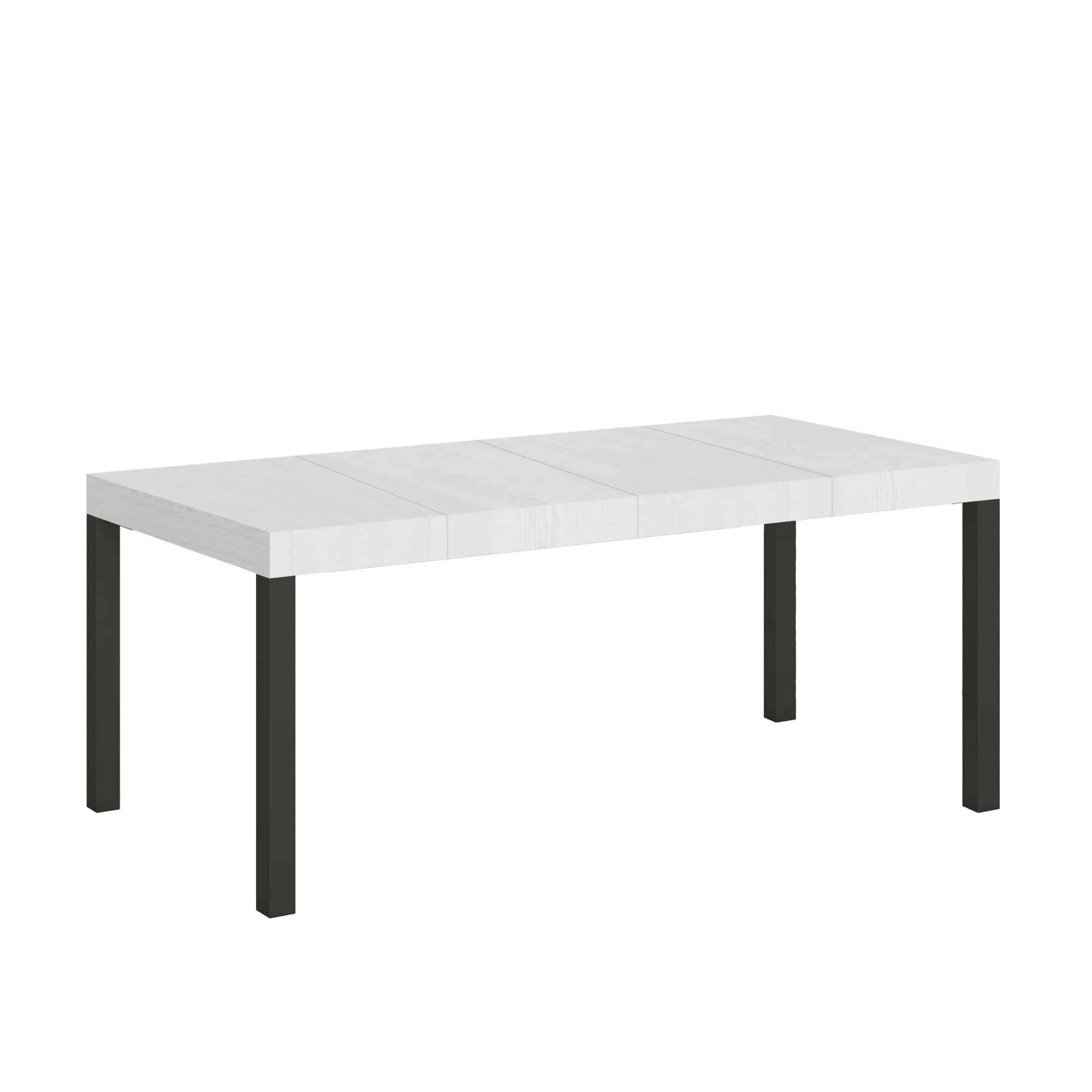Tavolo da pranzo Allungabile - EVERYDAY PREMIUM Dimensioni: 180x90/284, Colore: Bianco Frassino