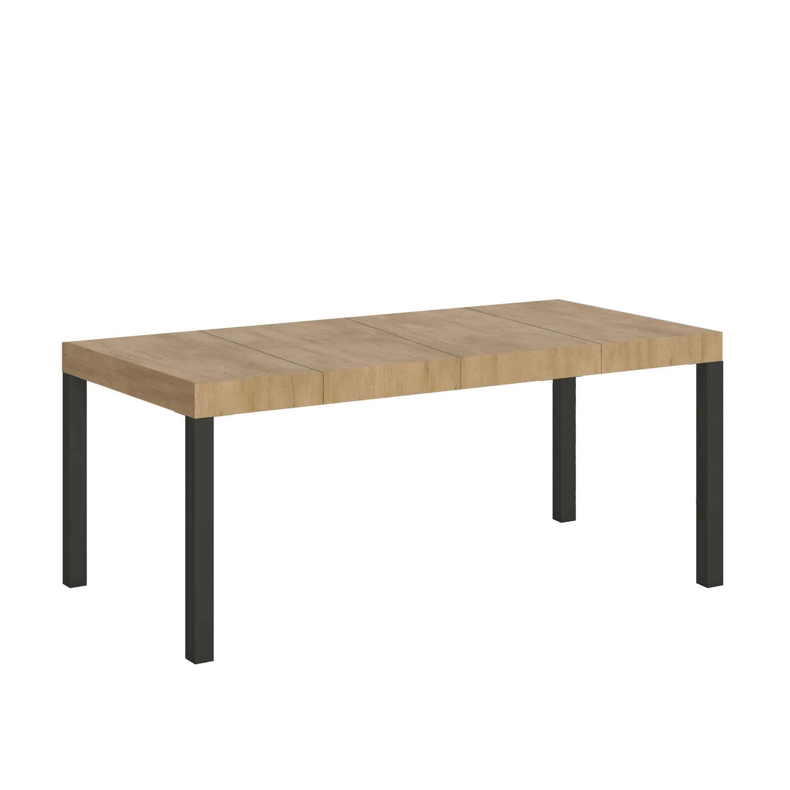 Tavolo da pranzo Allungabile - EVERYDAY PREMIUM Colore: Quercia Natura, Dimensioni: 90x90/246