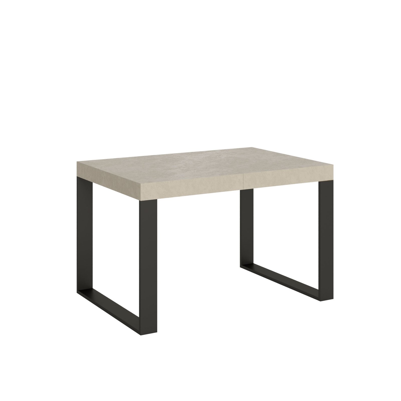 Tavolo da pranzo Allungabile - TECNO Colore: Cashmere, Bordo: In tinta, Dimensioni: 140x90/400