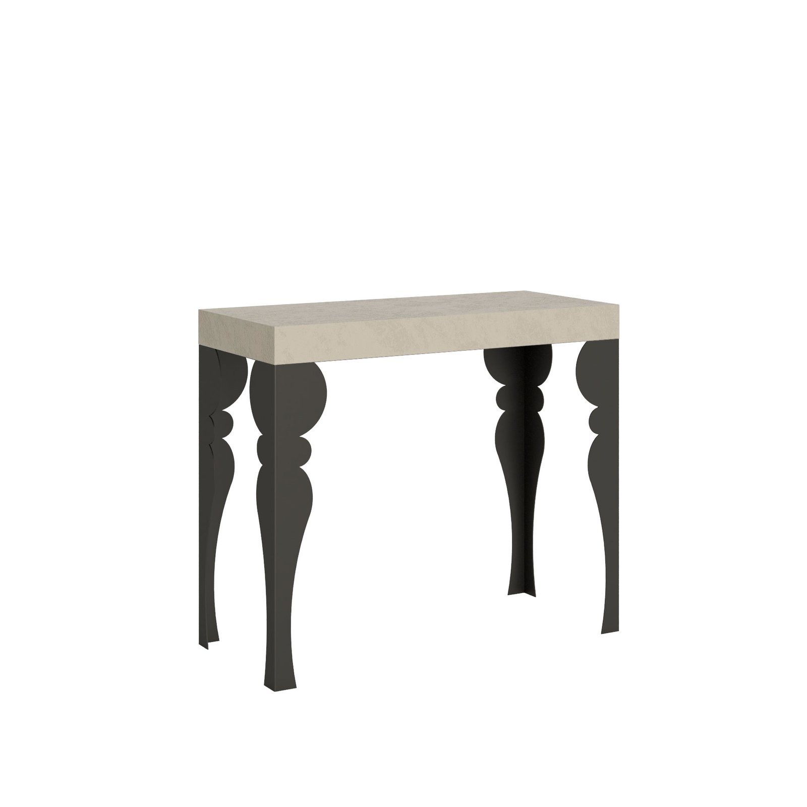 Consolle allungabile - PAXON Bordo: In tinta, Colore: Cashmere, Dimensioni: 90x40/300