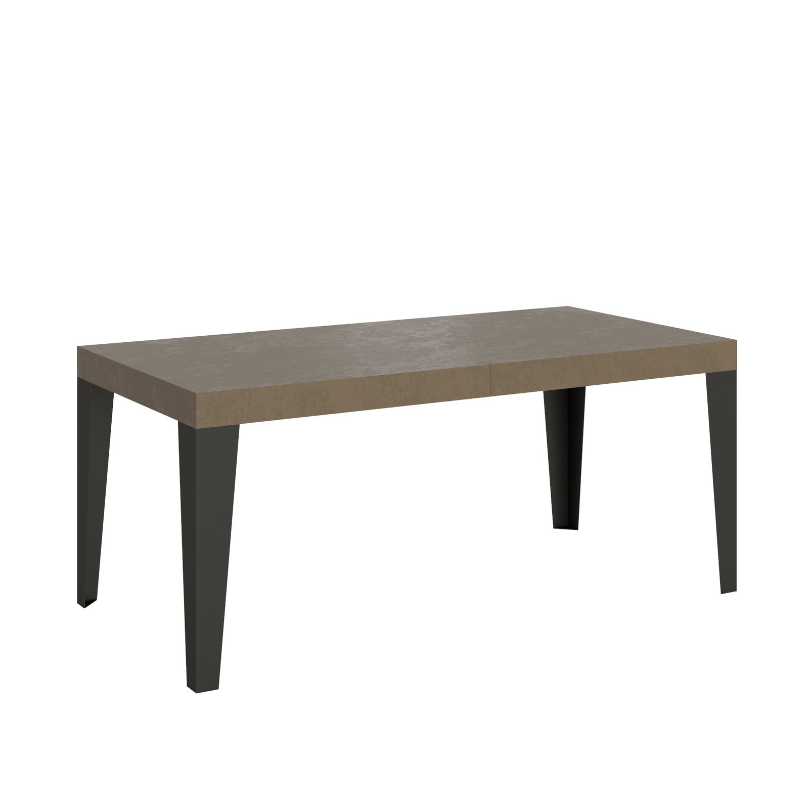 Tavolo da pranzo Allungabile - FLAME Dimensioni: 180x90/440, Colore: Tortora, Bordo: In tinta