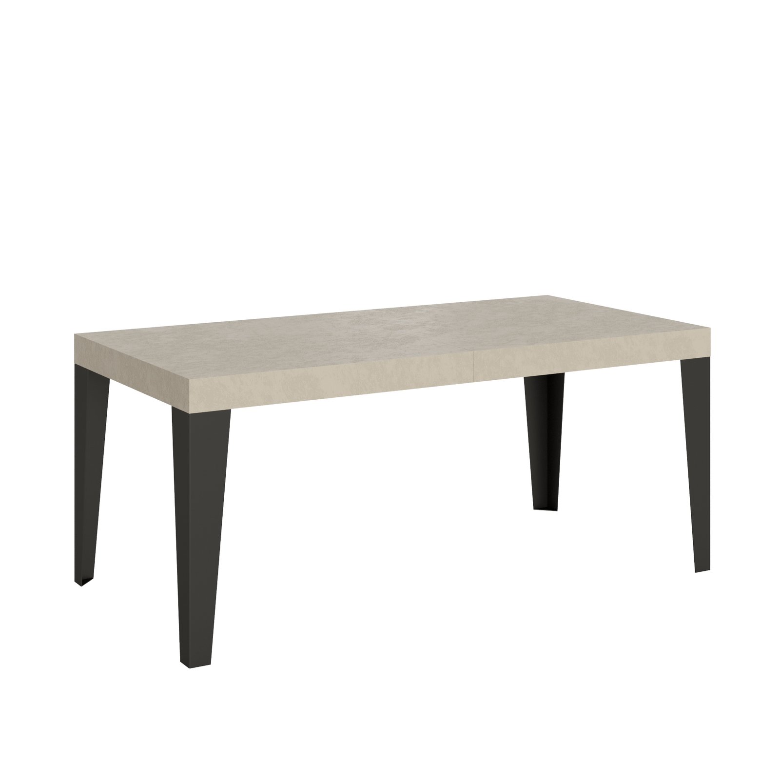 Tavolo da pranzo Allungabile - FLAME Colore: Cashmere, Dimensioni: 180x90/440, Bordo: In tinta