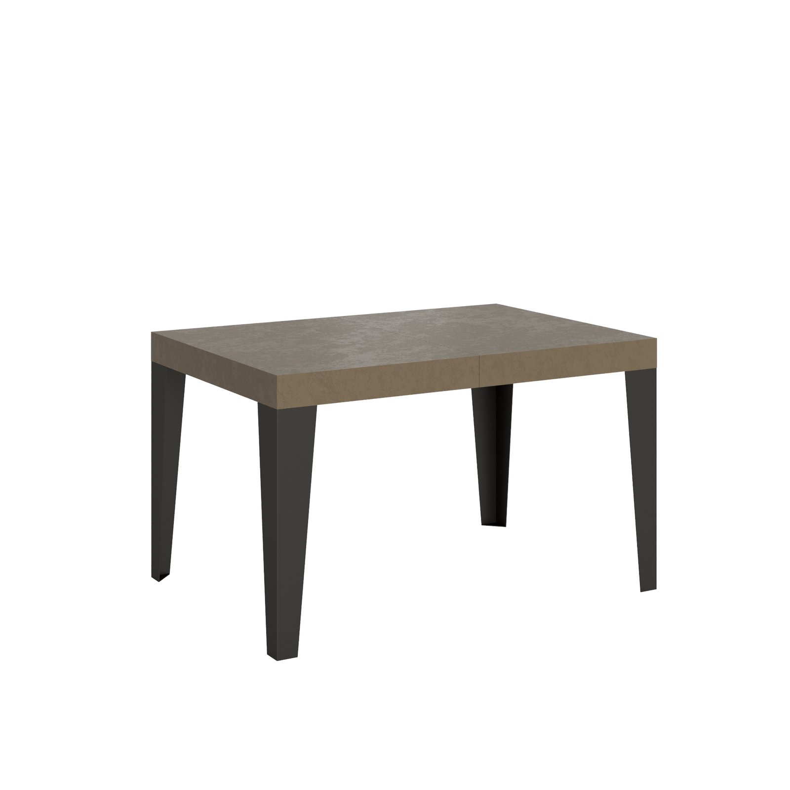 Tavolo da pranzo Allungabile - FLAME Dimensioni: 140x90/244, Colore: Tortora, Bordo: In tinta