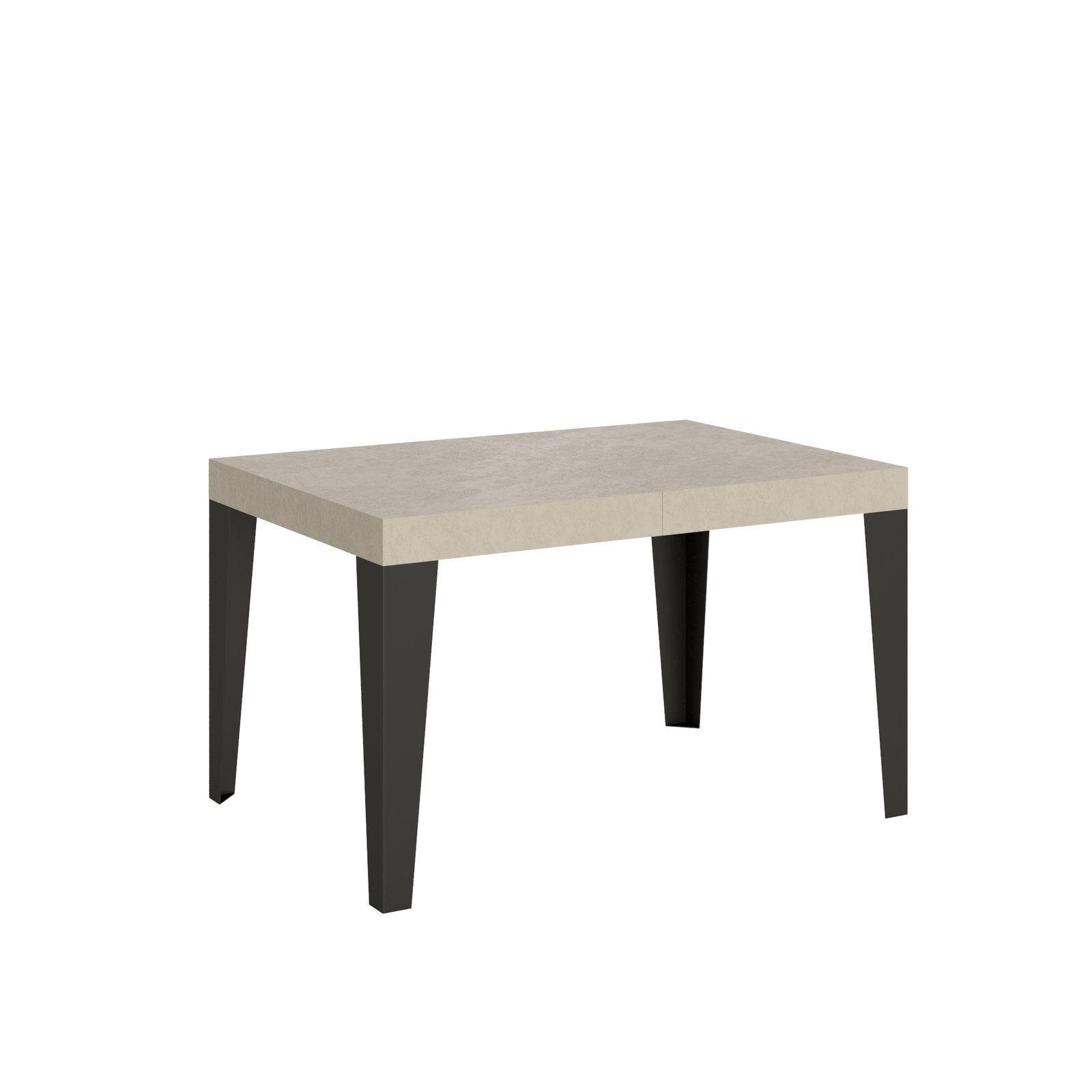 Tavolo da pranzo Allungabile - FLAME Colore: Cashmere, Dimensioni: 140x90/244, Bordo: In tinta