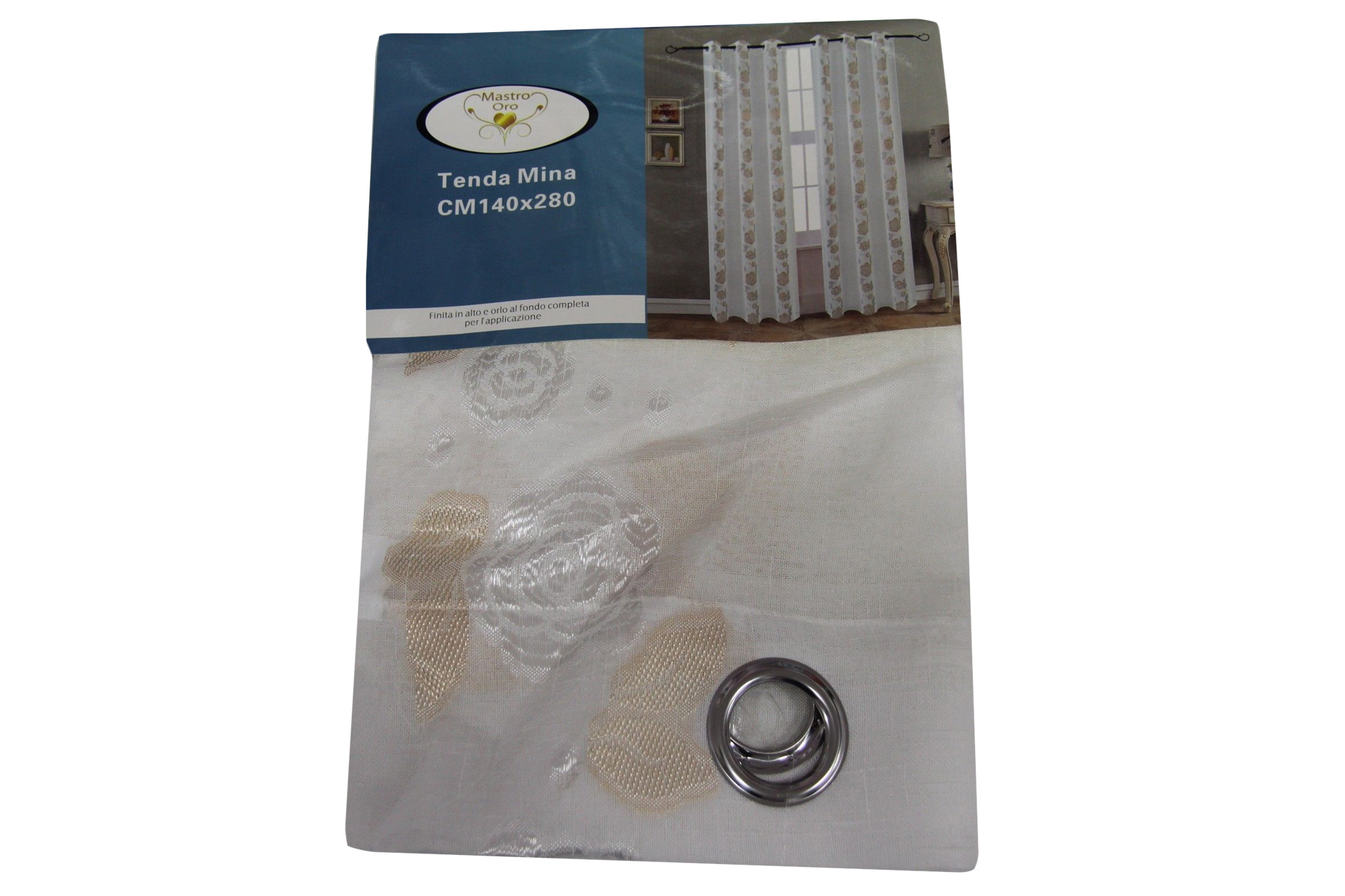 Tenda INSPIRE Dario rosa, occhiello 140x280 cm | Leroy Merlin