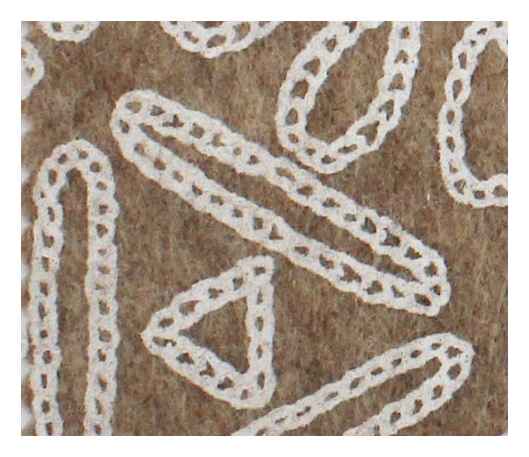 Tessuto Panno Lenci Pannolenci Cucito Creativo AZTECO Ricamo Etnico 50x80cm - Foto 21 di 21