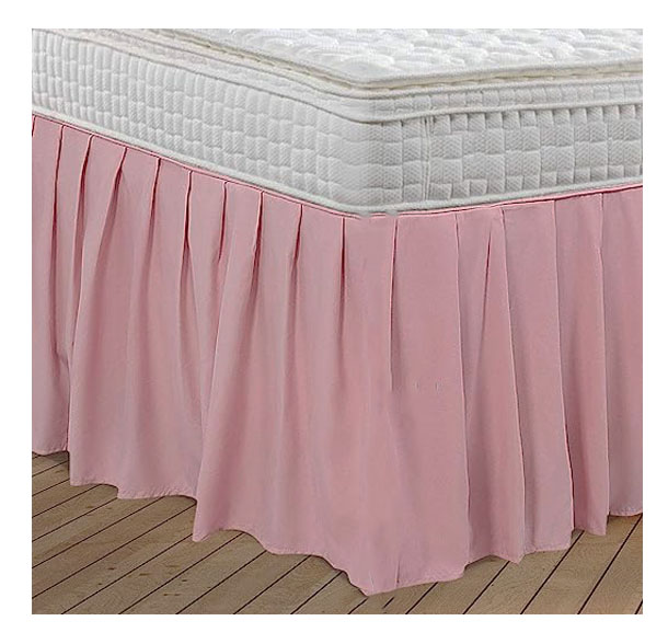 Quilted Quilted Swivel Flounce Double Bed Drawer Ruffle Skirt - Picture 13 of 13