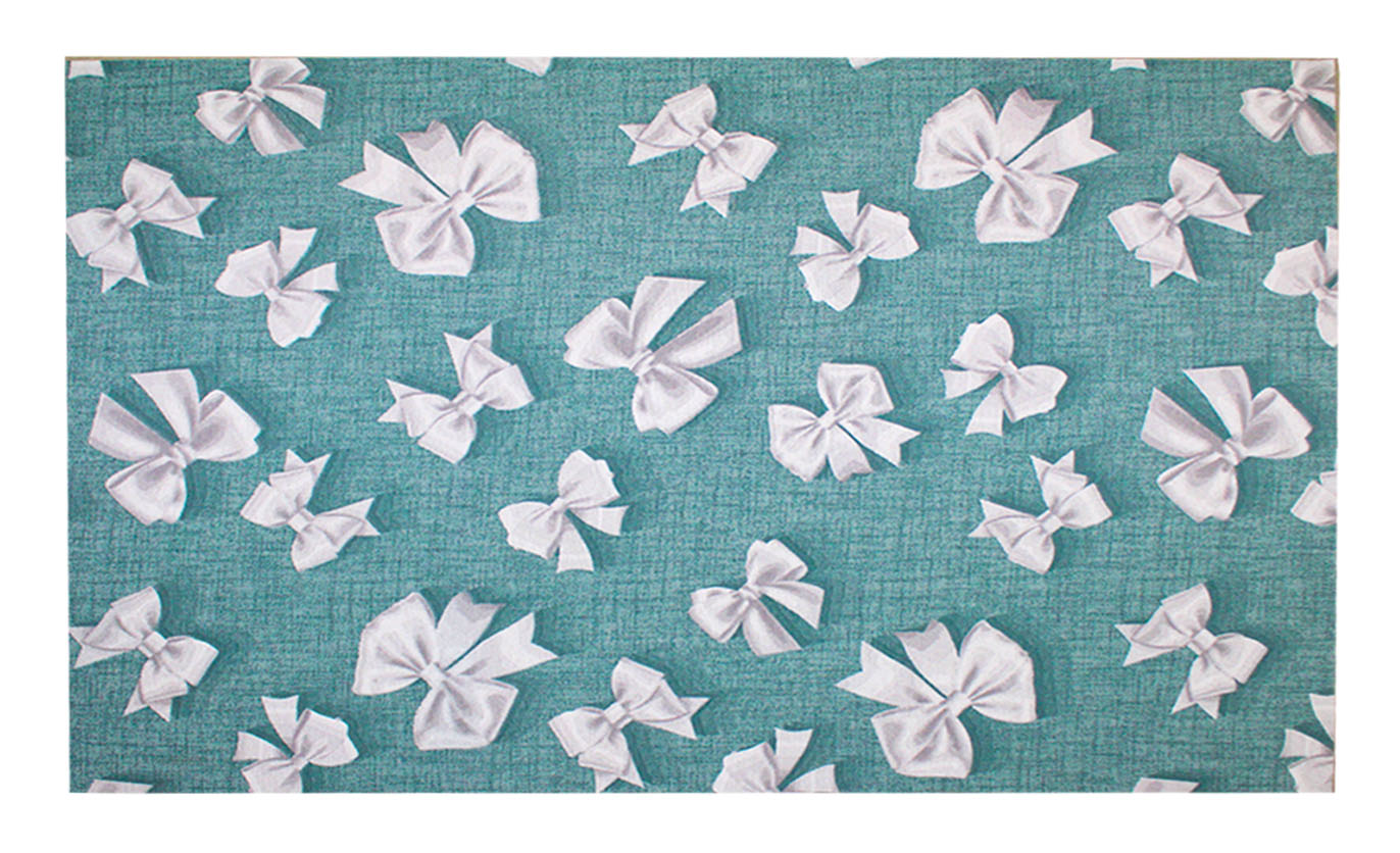 Grandfoulard TELO COPRITUTTO Copridivano Copriletto stampa 3d FIOCCHETTI Foulard - Foto 7 di 7