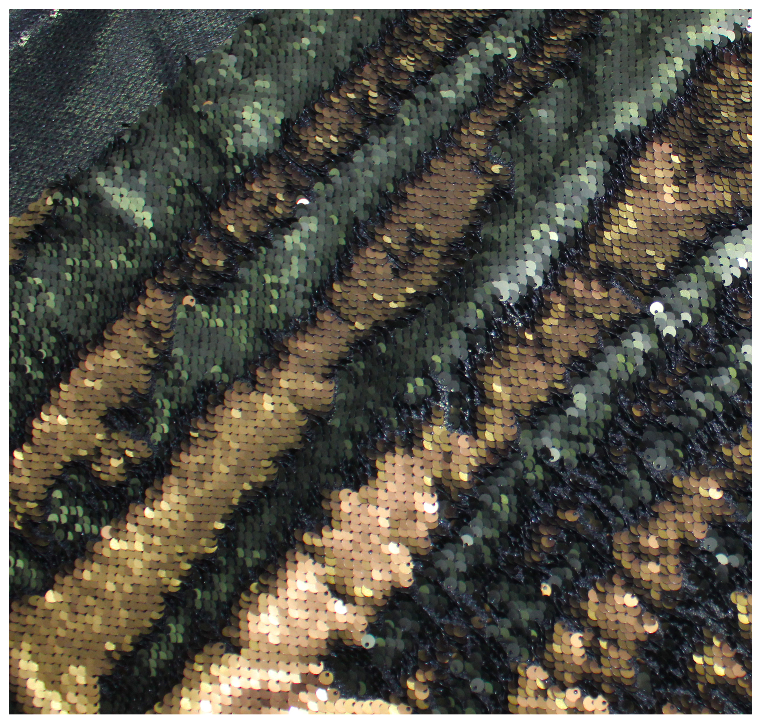 Tessuto Moda Paillette SEQUIN Lustrini Cambia Colore COLOR CHANGING Ballo 50x130 - Foto 7 di 7