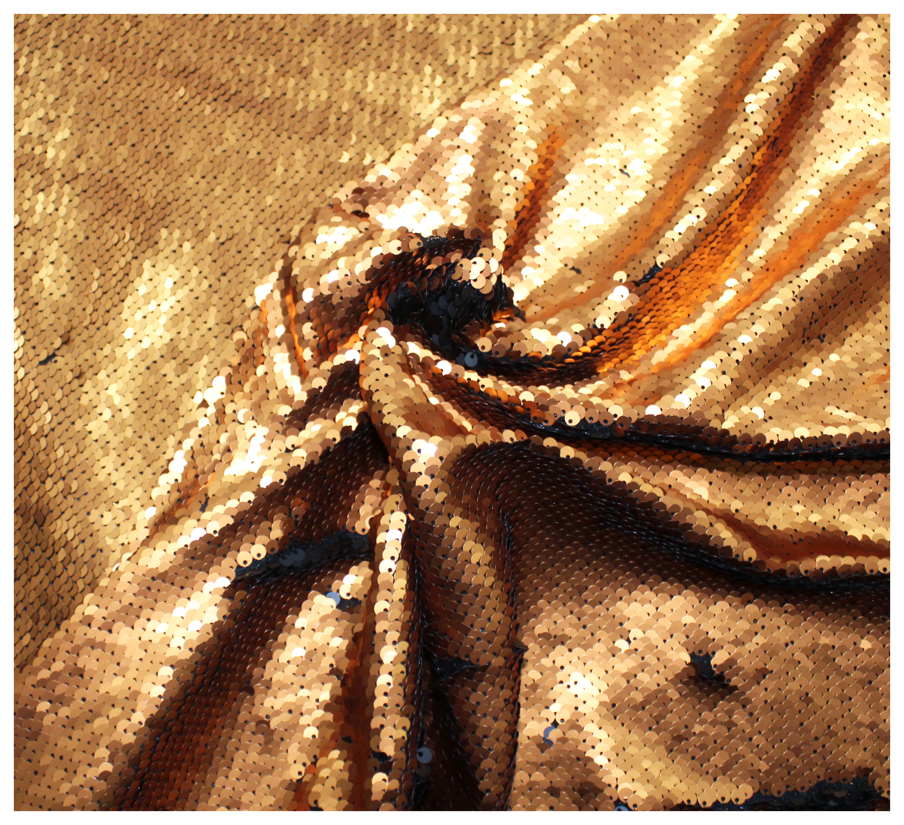 Tessuto Moda Paillette SEQUIN Lustrini Cambia Colore COLOR CHANGING Ballo 50x130 - Foto 5 di 7