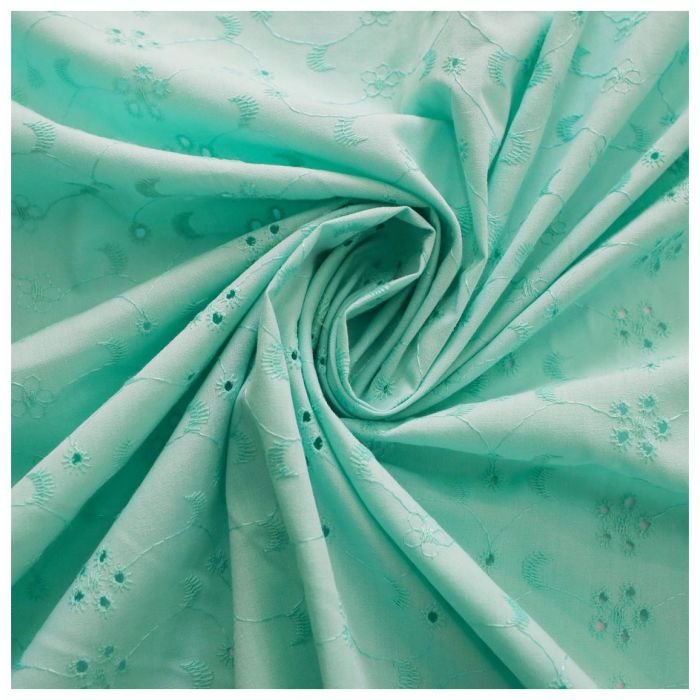 Tessuto Cotone Abbigliamento Pizzo SANGALLO SAN GALLO Vari Colori 50x140cm - Foto 21 di 25