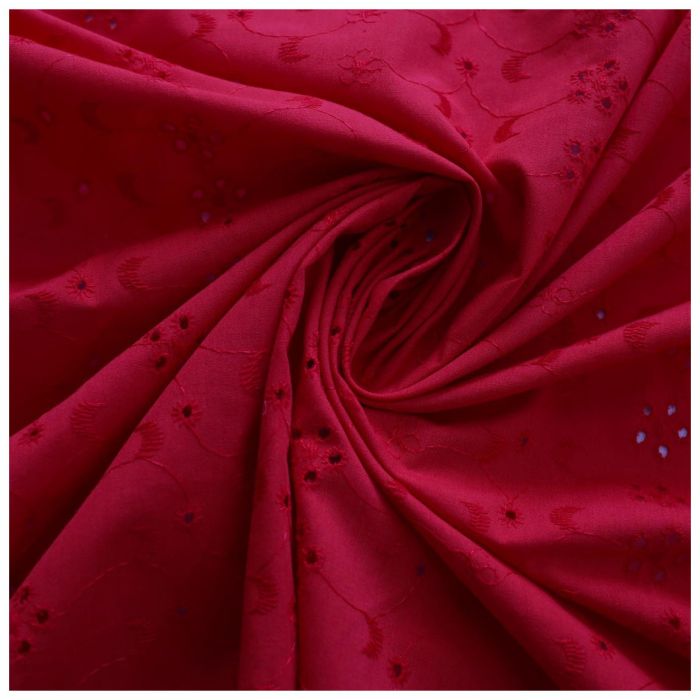 Tessuto Cotone Abbigliamento Pizzo SANGALLO SAN GALLO Vari Colori 50x140cm - Foto 8 di 25