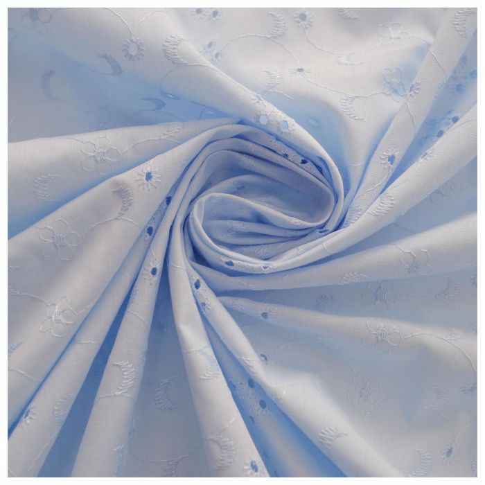 Tessuto Cotone Abbigliamento Pizzo SANGALLO SAN GALLO Vari Colori 50x140cm - Foto 17 di 25