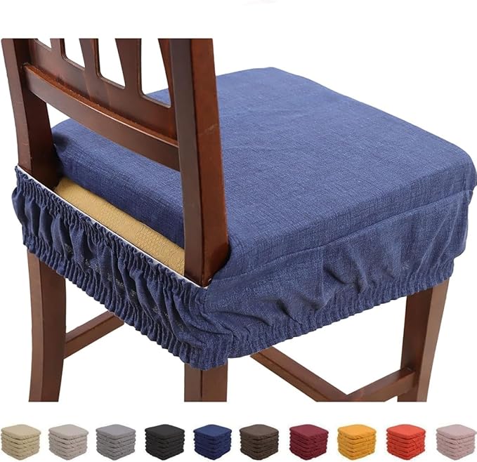 Cuscino Sedia Con Fascia Elastica Sfoderabile Coprisedia Imbottito Arredo Casa - Foto 25 di 27