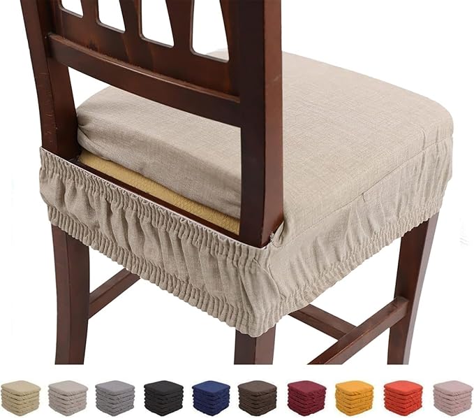 Cuscino Sedia Con Fascia Elastica Sfoderabile Coprisedia Imbottito Arredo Casa - Foto 19 di 27