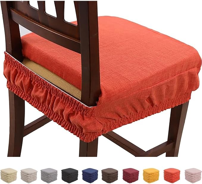 Cuscino Sedia Con Fascia Elastica Sfoderabile Coprisedia Imbottito Arredo Casa - Foto 22 di 27