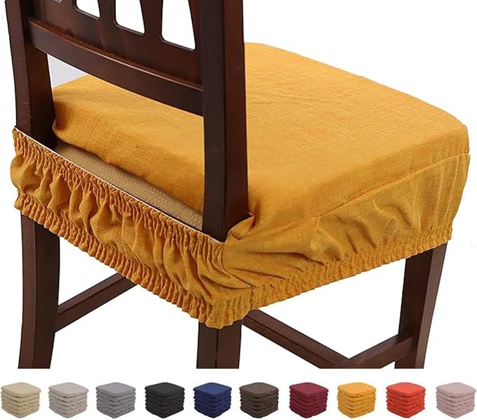 Cuscino Sedia Con Fascia Elastica Sfoderabile Coprisedia Imbottito Arredo Casa - Foto 23 di 27