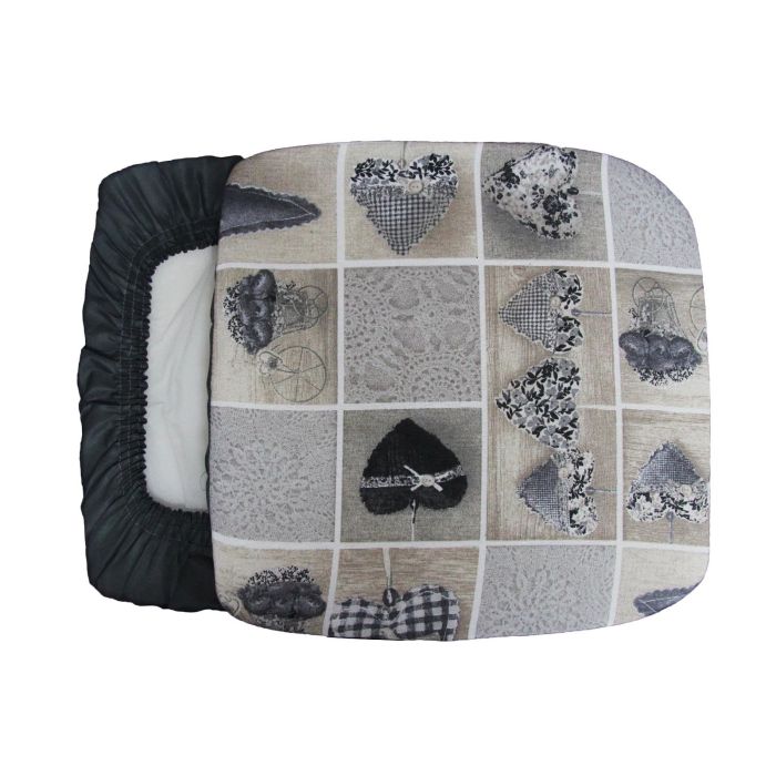 Cuscino Sedia Con Fascia Elastica Sfoderabile Coprisedia Imbottito Arredo Casa - Foto 12 di 27