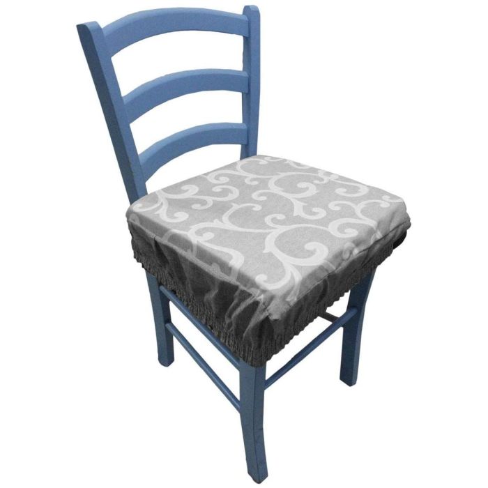 Cuscino Sedia Con Fascia Elastica Sfoderabile Coprisedia Imbottito Arredo Casa - Foto 10 di 27