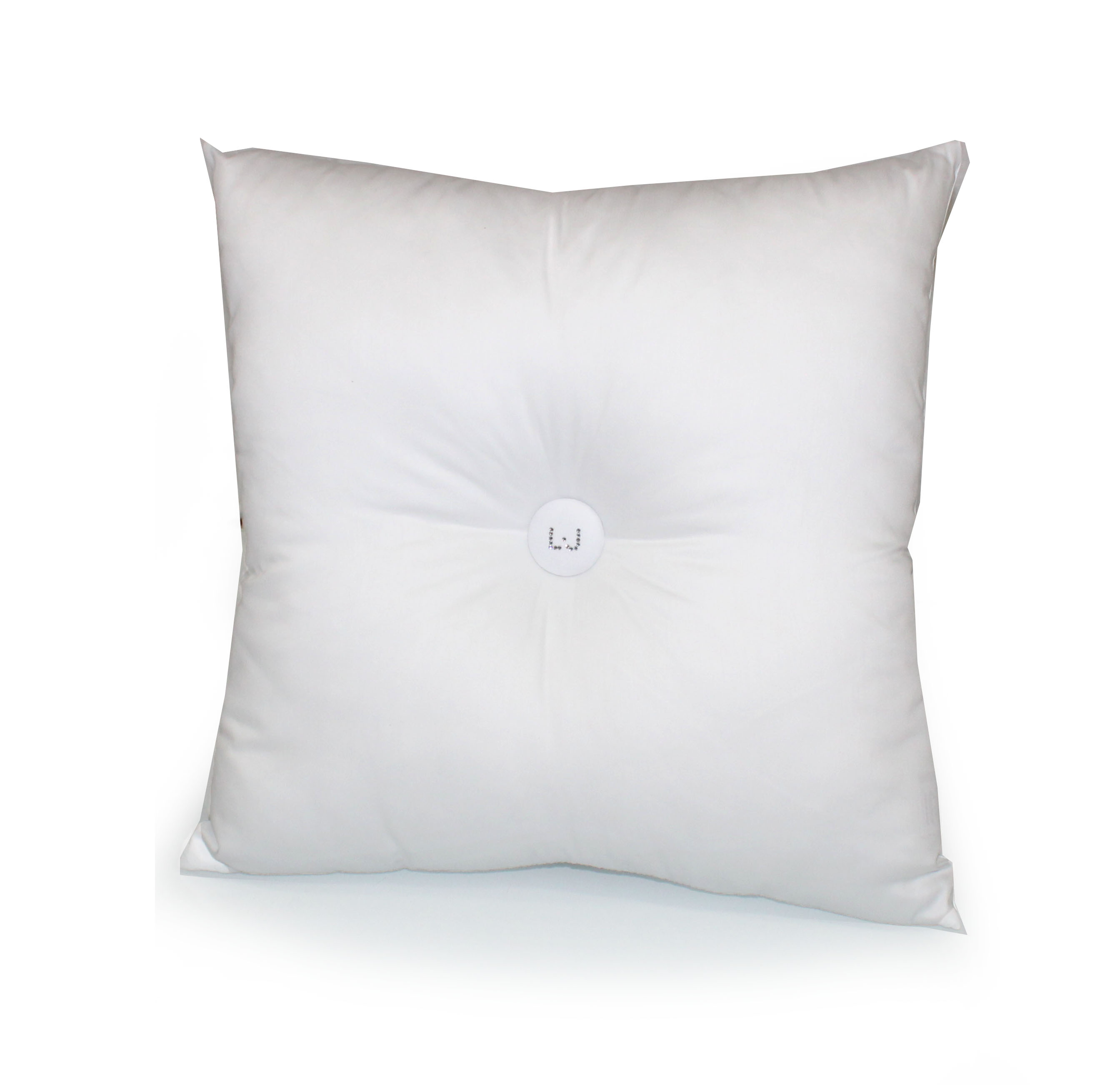 Cuscino Arredo Casa Rasatello LIUJO Bottone FITTED LIU JO Logo LJ Strass 40x40 - Foto 8 di 13