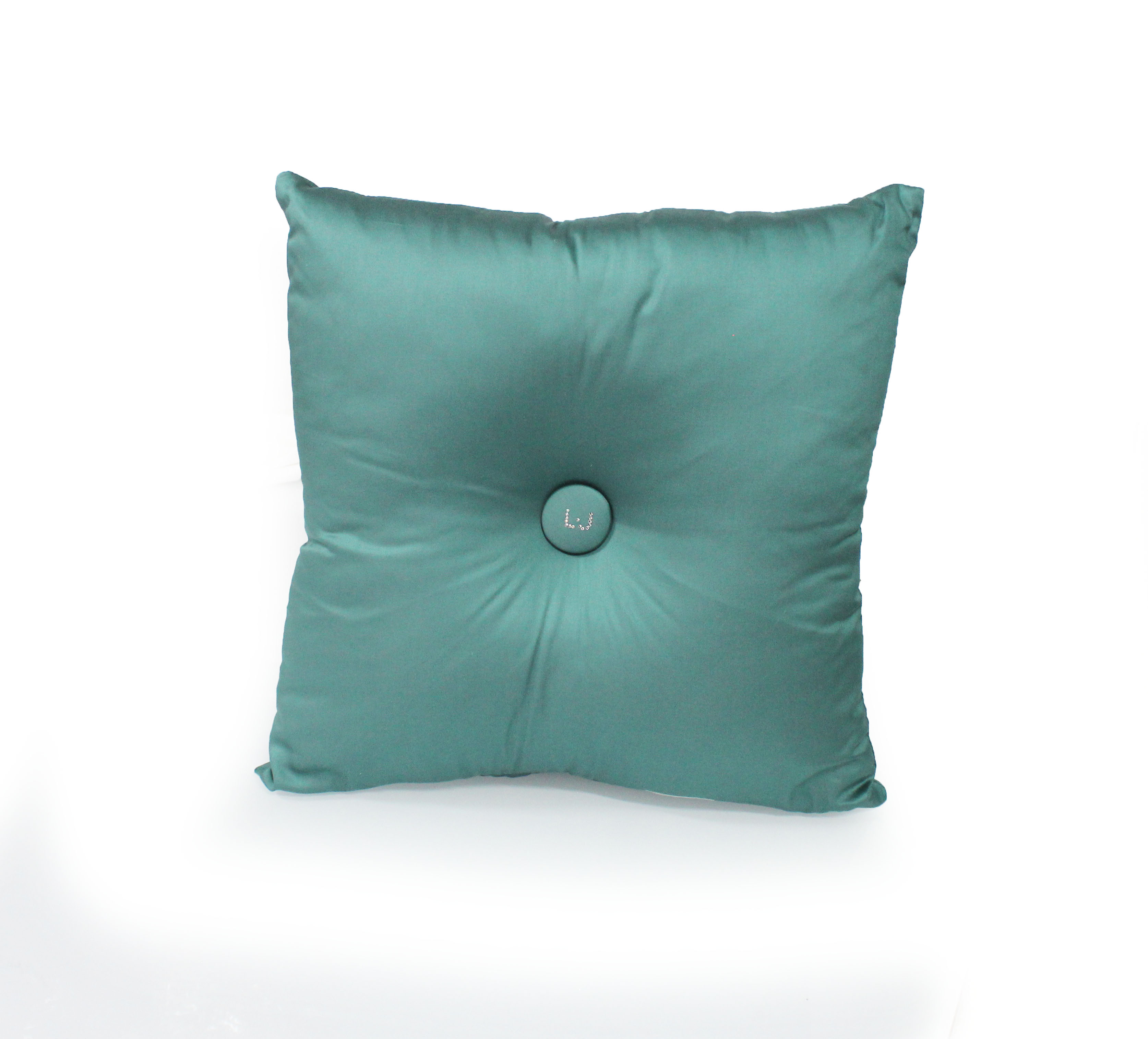 Cuscino Arredo Casa Rasatello LIUJO Bottone FITTED LIU JO Logo LJ Strass 40x40 - Foto 5 di 13