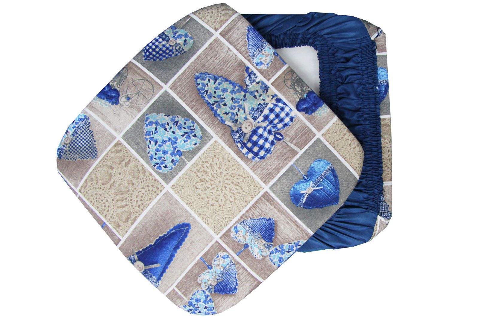 Cuscini Sedie Imbottiti A Forma Di Cuore - Set 6 Pezzi Grigio Con Elastici Per Cucina O Sala Da Pranzo - Foto 11