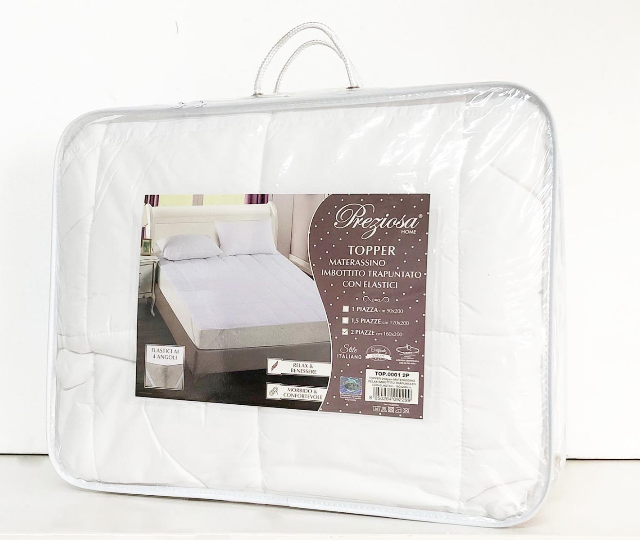 Materassino TOPPER Correttore Materasso Extra Confort vendu B&B Hotellerie 250gsm