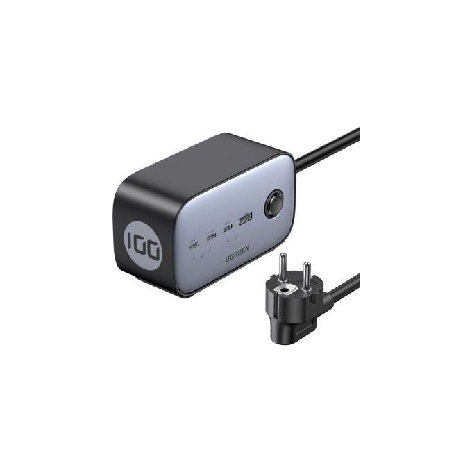 Ugreen DigiNest Pro 1 presa(e) AC Tipo C 1,8 m 4 3680 W Nero