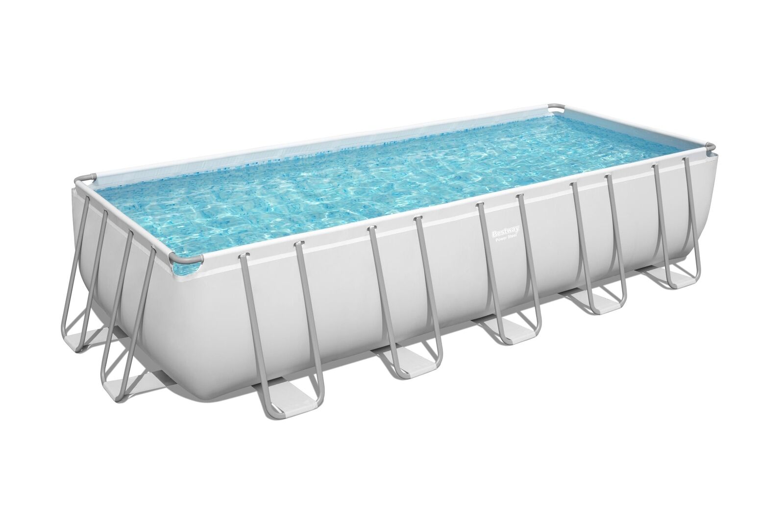 Bestway Power Steel Set Piscina Rettangolare 6.40m x 2.74m x 1.32m-image