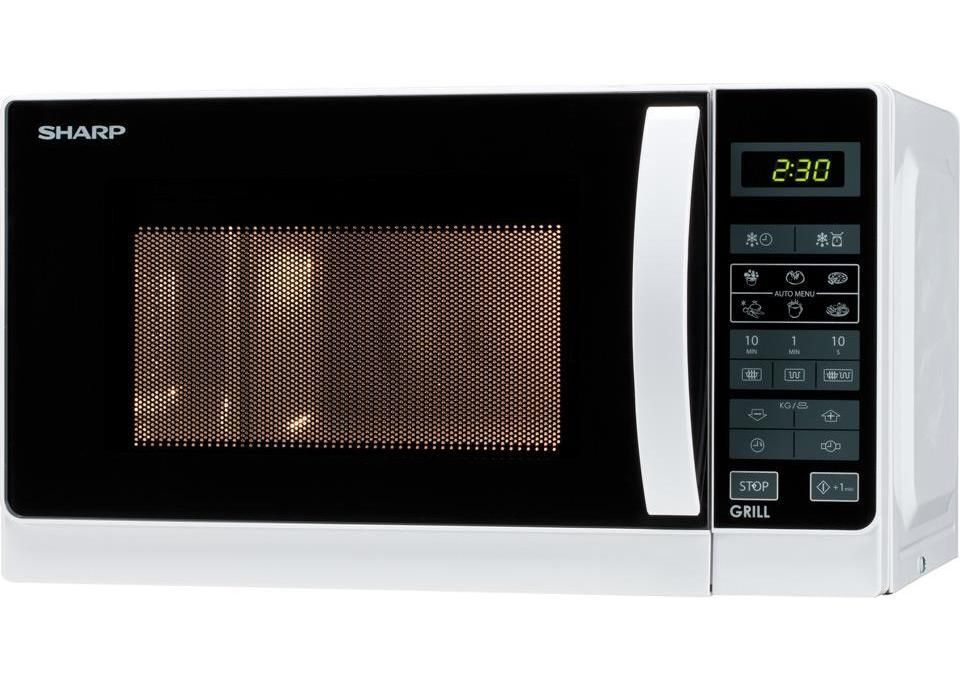 Sharp Home Appliances R-642 Ww Superficie Piana Microonde Con Grill 20 L 800 W Bianco