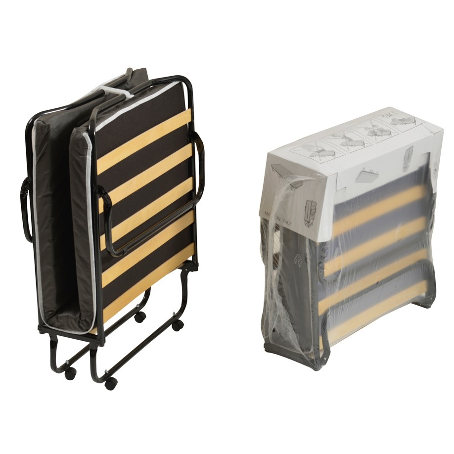 BRANDINA SINGOLA 80X200CM CON RETE E MATERASSO