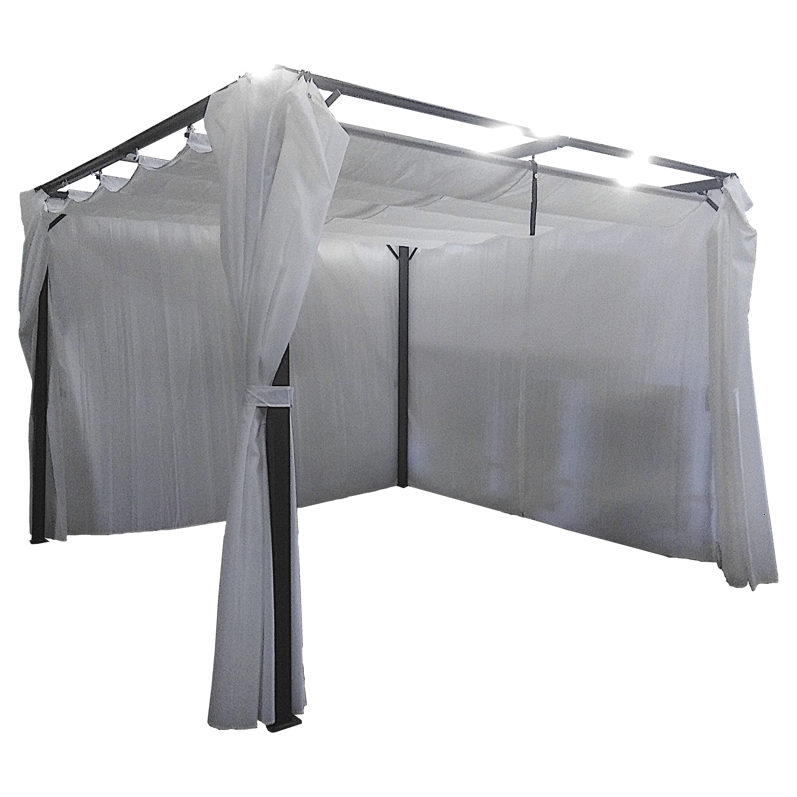 GAZEBO PERGOLA SCORREVOLE PLATONE MT 3X3 STRUTTURA