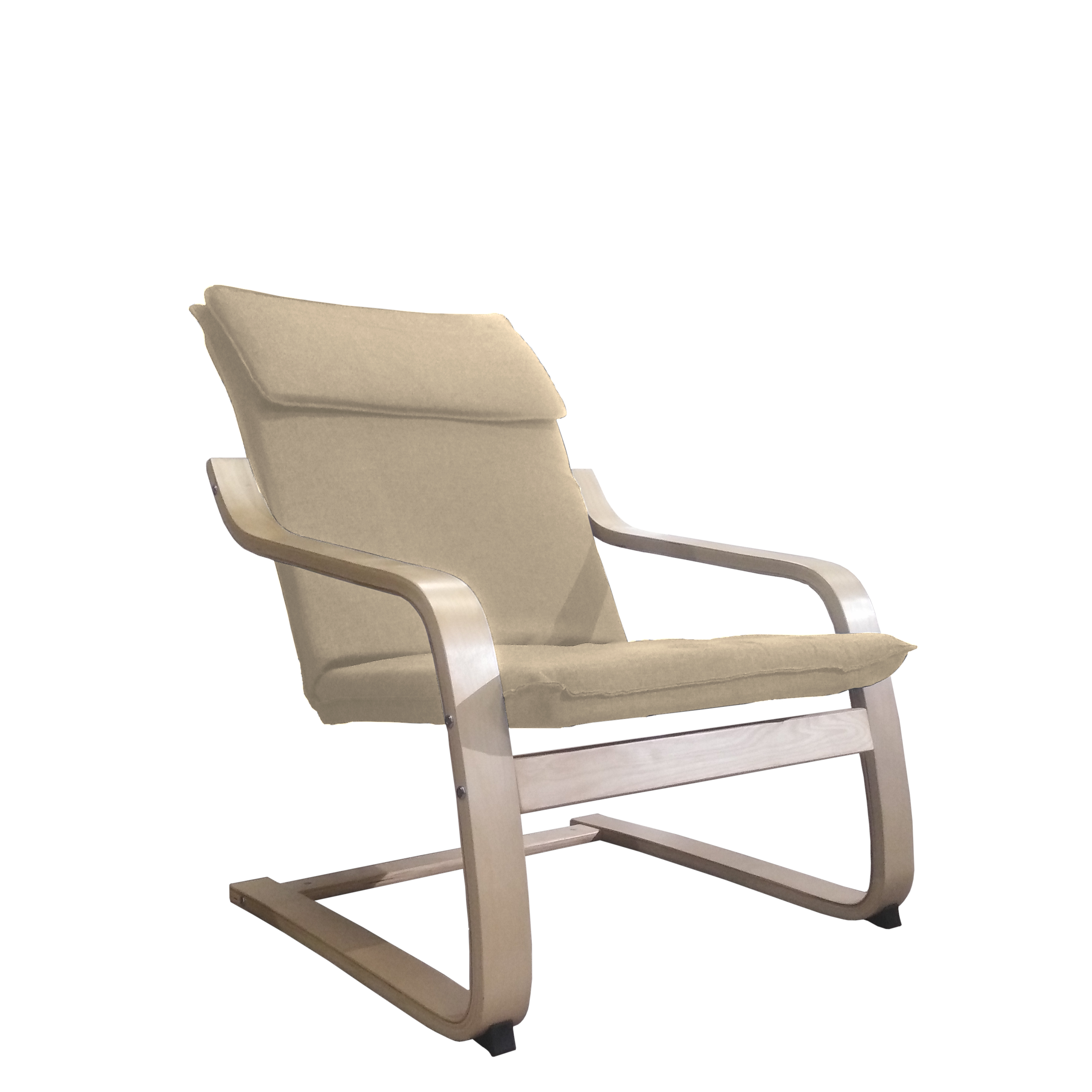 POLTRONA DONDOLO YUKON 67X80XH98CM BEIGE