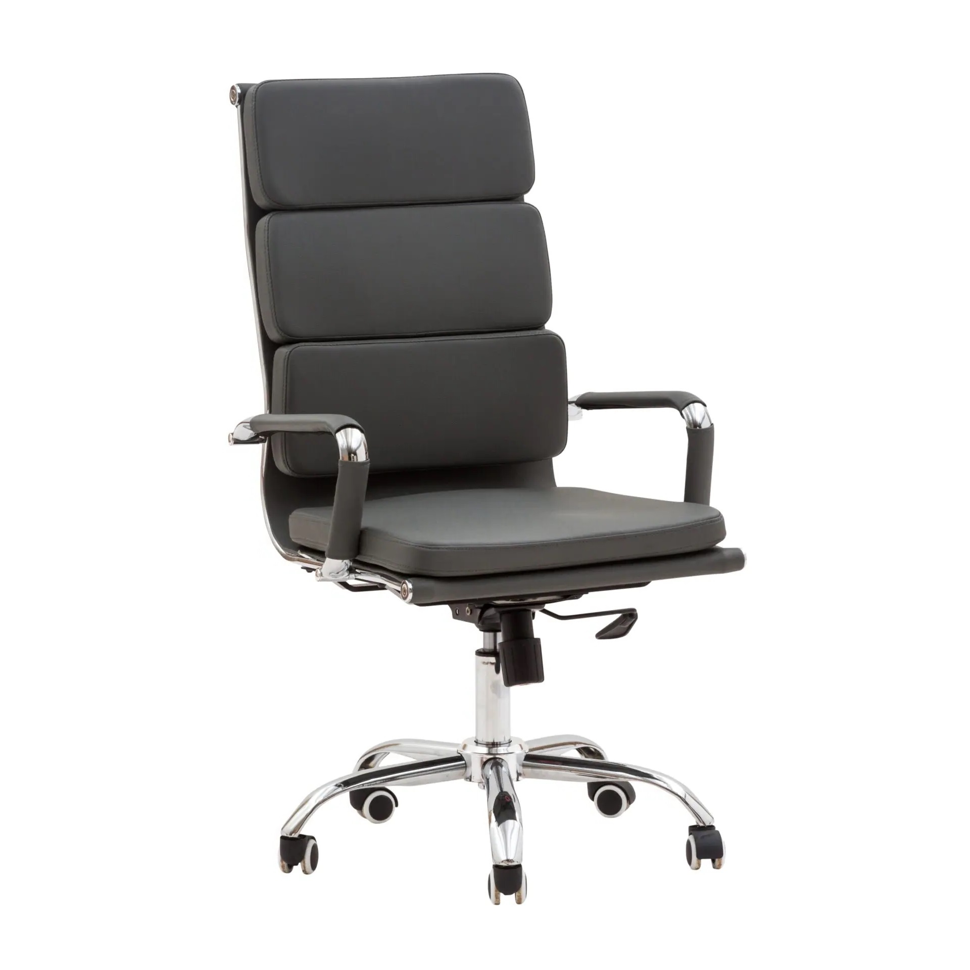 POLTRONA PRESIDENZIALE PLATINUM 55X65XH119CM NERA